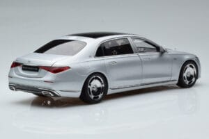Mercedes Maybach S600 W222 V12 Biturbo Hightech Sølv Almost Real 1:18 820118 Metal — billede 3 af 12
