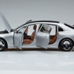Mercedes Maybach S600 W222 V12 Biturbo Hightech Sølv Almost Real 1:18 - image 4 of 12