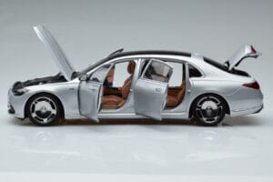 Mercedes Maybach S600 W222 V12 Biturbo Hightech Sølv Almost Real 1:18 820118 Metal — billede 4 af 12