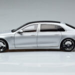 Mercedes Maybach S600 W222 V12 Biturbo Hightech Sølv Almost Real 1:18 - image 5 of 12