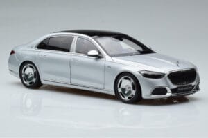 Mercedes Maybach S600 W222 V12 Biturbo Hightech Sølv Almost Real 1:18 820118 Metal — billede 6 af 12
