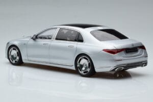 Mercedes Maybach S600 W222 V12 Biturbo Hightech Sølv Almost Real 1:18 820118 Metal — billede 7 af 12