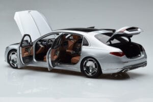 Mercedes Maybach S600 W222 V12 Biturbo Hightech Sølv Almost Real 1:18 820118 Metal — billede 8 af 12