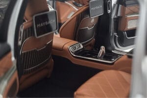 Mercedes Maybach S600 W222 V12 Biturbo Hightech Sølv Almost Real 1:18 820118 Metal — billede 9 af 12