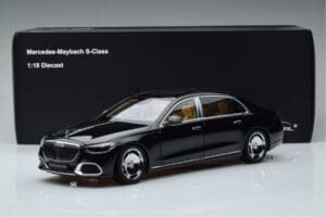 Mercedes Maybach S600 W222 V12 Biturbo Obsidian Sort Almost Real 1:18 820115 Metal — billede 11 af 11