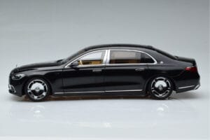 Mercedes Maybach S600 W222 V12 Biturbo Obsidian Sort Almost Real 1:18 820115 Metal — billede 5 af 11