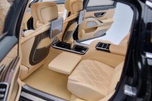 Mercedes Maybach S600 W222 V12 Biturbo Obsidian Sort Almost Real 1:18 820115 Metal — billede 9 af 11