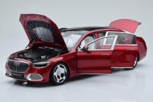 Mercedes Maybach S600 W222 V12 Biturbo Patagonia Rød Almost Real 1:18 820119 Metal — billede 2 af 10