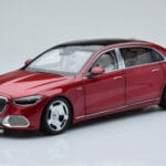 Mercedes Maybach S600 W222 V12 Biturbo Patagonia Rød Almost Real 1:18