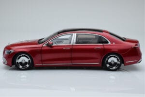 Mercedes Maybach S600 W222 V12 Biturbo Patagonia Rød Almost Real 1:18 820119 Metal — billede 4 af 10