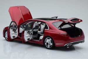 Mercedes Maybach S600 W222 V12 Biturbo Patagonia Rød Almost Real 1:18 820119 Metal — billede 5 af 10