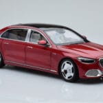 Mercedes Maybach S600 W222 V12 Biturbo Patagonia Rød Almost Real 1:18 - image 6 of 10