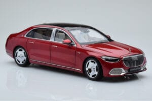 Mercedes Maybach S600 W222 V12 Biturbo Patagonia Rød Almost Real 1:18 820119 Metal — billede 6 af 10