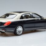 Mercedes Maybach S650 X222 Sølvblå Norev 1:18 B66960615 Metal - image 3 of 7