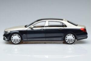 Mercedes Maybach S650 X222 Sølvblå Norev 1:18 B66960615 Metal — billede 4 af 7