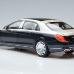 Mercedes Maybach S650 X222 Sølvblå Norev 1:18 B66960615 Metal - image 6 of 7