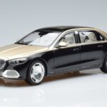 Mercedes Maybach S680 X223 Guld Sort Metallic Norev 1:18 183917 Metal