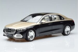 Mercedes Maybach S680 X223 Guld Sort Metallic Norev 1:18 183917 Metal