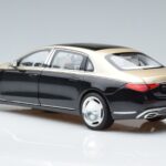 Mercedes Maybach S680 X223 Guld Sort Metallic Norev 1:18 183917 Metal - image 6 of 7
