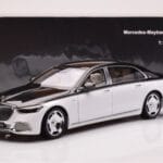 Mercedes Maybach S680 W223 Obsidian Sort Diamond Hvid Almost Real 1:18 - image 7 of 7