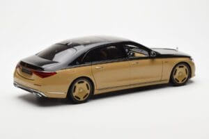 Mercedes Maybach S680 W223 Obsidian Sort Sand Almost Real 1:18 820124 Metal — billede 3 af 7