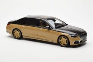 Mercedes Maybach S680 W223 Obsidian Sort Sand Almost Real 1:18 820124 Metal — billede 5 af 7