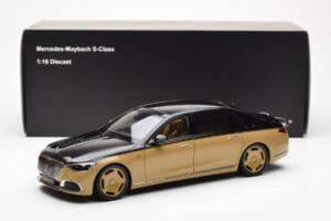 Mercedes Maybach S680 W223 Obsidian Sort Sand Almost Real 1:18 820124 Metal — billede 7 af 7