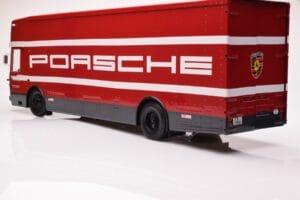 Mercedes O317 Porsche Transporter Rød CMR 1:18 CMR149 Metal — billede 3 af 12