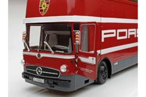 Mercedes O317 Porsche Transporter Rød CMR 1:18 CMR149 Metal — billede 4 af 12