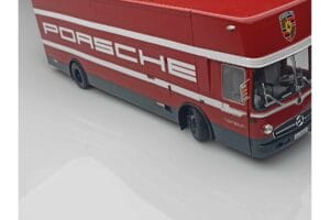 Mercedes O317 Porsche Transporter Rød CMR 1:18 CMR149 Metal — billede 9 af 12