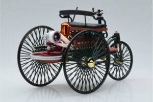 Mercedes Patent Motorwagen Grøn Norev 1:18 183701 Metal — billede 2 af 6