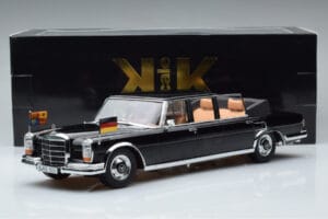 Mercedes 600 Pullman W100 Landaulet Queen Elizabeth II KK-Scale 1:18 KKDC181185 Metal — billede 6 af 6