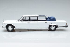 Mercedes 600 Pullman W100 Landaulet Hvid KK-Scale 1:18 KKDC181184 Metal — billede 3 af 6