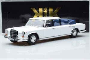 Mercedes 600 Pullman W100 Landaulet Hvid KK-Scale 1:18 KKDC181184 Metal — billede 6 af 6