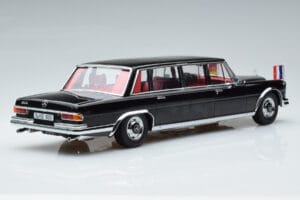 Mercedes 600 Pullman W100 W. Brandt G. Pompidou KK-Scale 1:18 KKDC181134 Metal — billede 2 af 6