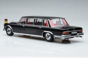Mercedes 600 Pullman W100 W. Brandt G. Pompidou KK-Scale 1:18 KKDC181134 Metal — billede 5 af 6