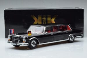 Mercedes 600 Pullman W100 W. Brandt G. Pompidou KK-Scale 1:18 KKDC181134 Metal — billede 6 af 6