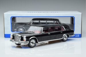 Mercedes 600 LWB Pullman W100 Sort MCG 1:18 MCG18187 Metal — billede 6 af 6