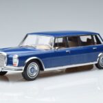 Mercedes S-Class 600 W100 LWB Pullman Mørkeblå MCG 1:18 MCG18189 Metal