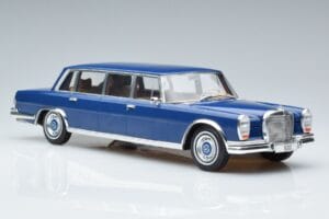 Mercedes S-Class 600 W100 LWB Pullman Mørkeblå MCG 1:18 MCG18189 Metal — billede 4 af 6