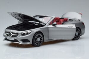 Mercedes S-Class A217 Cabriolet Grå Norev 1:18 B66960355 Metal — billede 2 af 8
