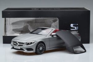 Mercedes S-Class A217 Cabriolet Grå Norev 1:18 B66960355 Metal — billede 8 af 8