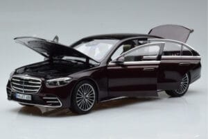 Mercedes S-Class W223 AMG Line Rød Norev 1:18 183804 Metal — billede 2 af 8