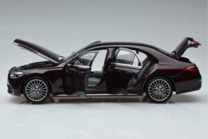 Mercedes S-Class W223 AMG Line Rød Norev 1:18 183804 Metal — billede 4 af 8