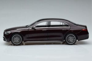 Mercedes S-Class W223 AMG Line Rød Norev 1:18 183804 Metal — billede 5 af 8
