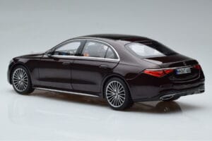 Mercedes S-Class W223 AMG Line Rød Norev 1:18 183804 Metal — billede 7 af 8