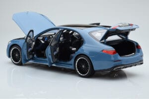 Mercedes S-Class W223 Vintage Blå Norev 1:18 B66960828 Metal — billede 4 af 7