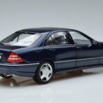 Mercedes S55 AMG W220 Blå Norev 1:18 183817 Metal - image 3 of 7