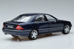 Mercedes S55 AMG W220 Blå Norev 1:18 183817 Metal — billede 3 af 7