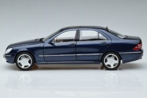 Mercedes S55 AMG W220 Blå Norev 1:18 183817 Metal — billede 4 af 7